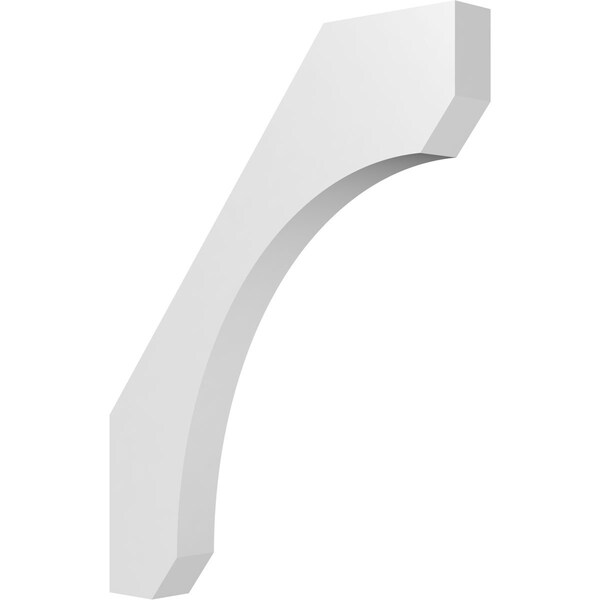 Ekena Millwork 3 1/2-in. W x 28-in. D x 36-in. H Legacy Architectural Grade PVC Knee Brace BRCP035X28X36LEC - main